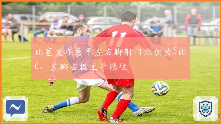 比塞克在意甲左右脚射门比例为5比6，左脚占据主导地位